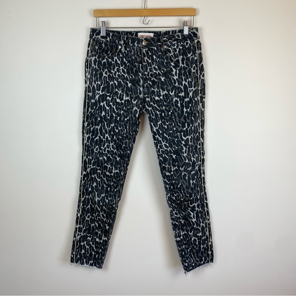 Driftwood Jackie Leopard Print Jeans